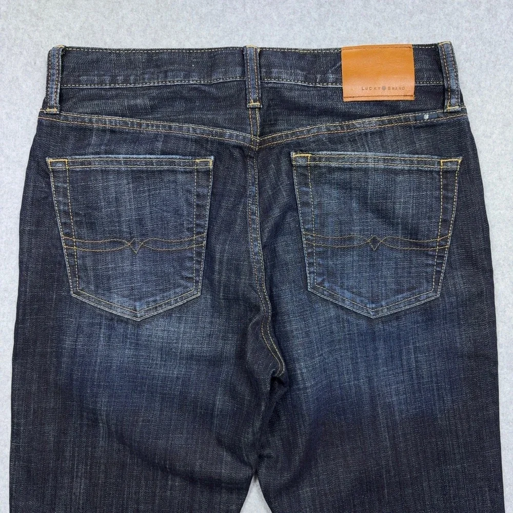 Lucky Brand 329 Classic Straight Jeans Mens 30x30 Indigo Blue Denim Stretch NWT